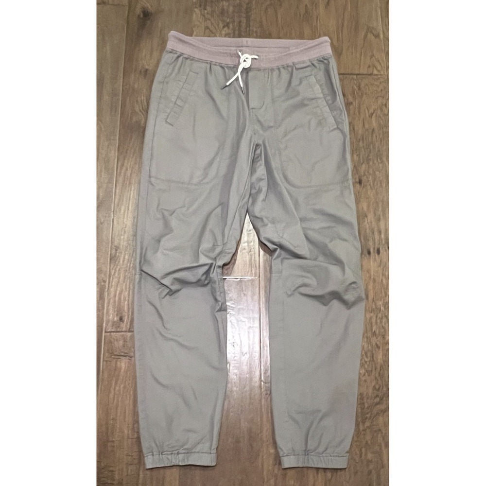 Vuori Ripstop Traveler Jogger Pants Men's Large Taupe Gray Stretch Outdoor V434